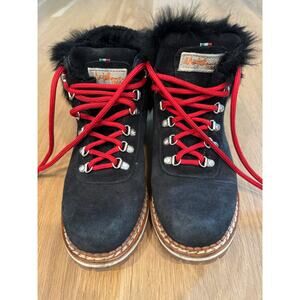 Montelliana Clara suede shearling lined Icon Lux Boots black Size 38
$645